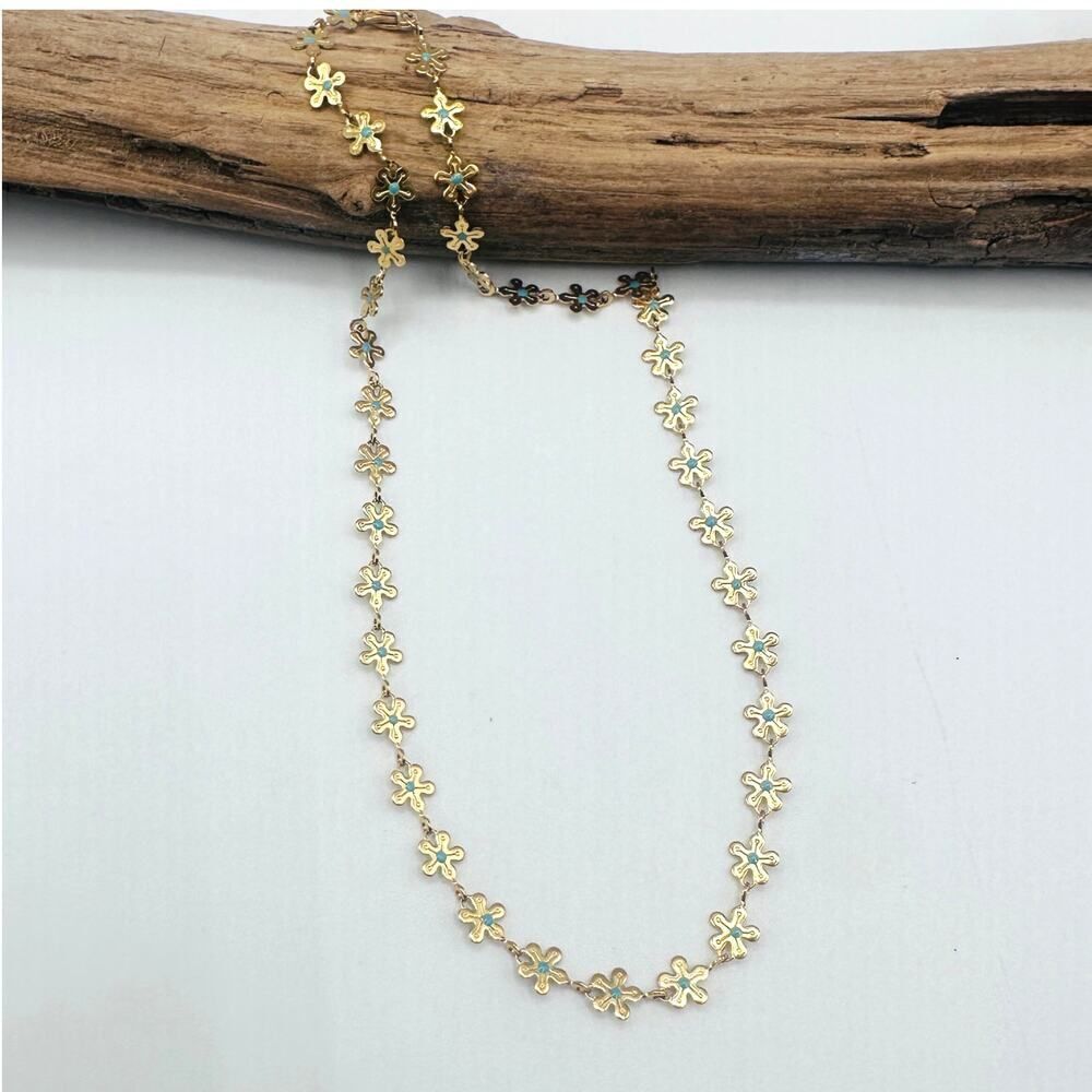 18K Gold Plated Daisy Choker - Non-Tarnish